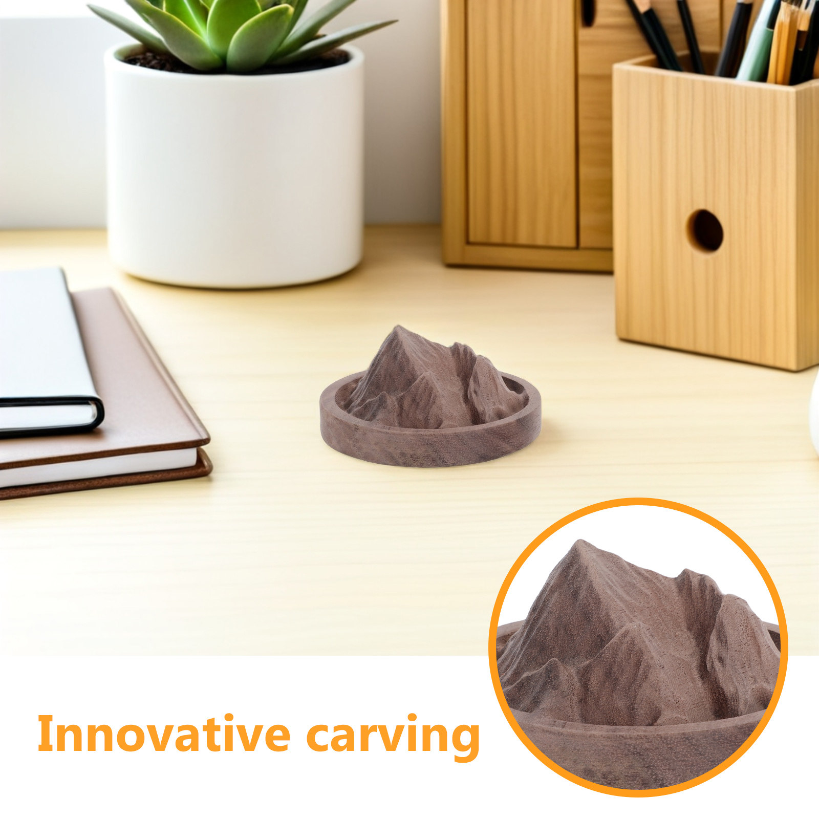 Wood Diffuser Sculpture Wooden - Car Air Freshener recension och pris