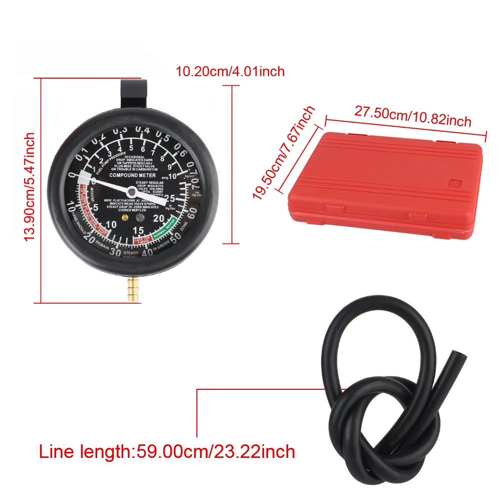 Car Manometer Vacuum Pressure  - Car Vacuum recension och pris