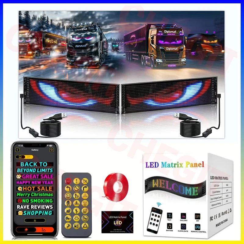 Led Display Truck Eye Car Sign - Car Led Light recension och pris
