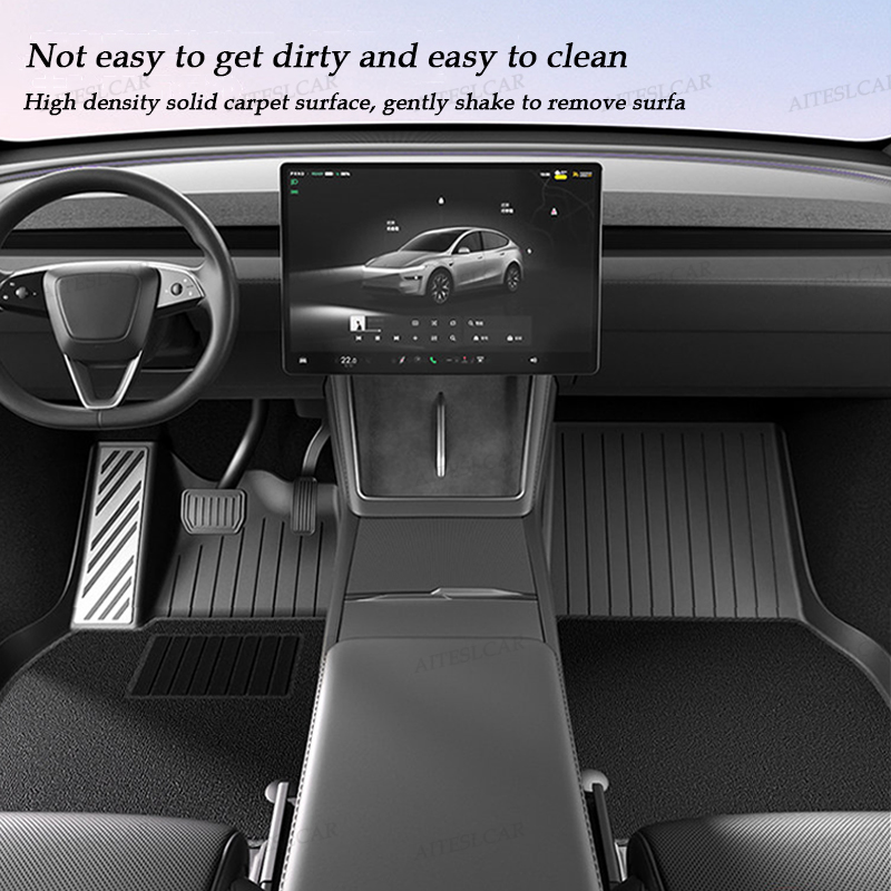 For Tesla Floor Mat Model YL 2 - Car Floor Mat recension och pris
