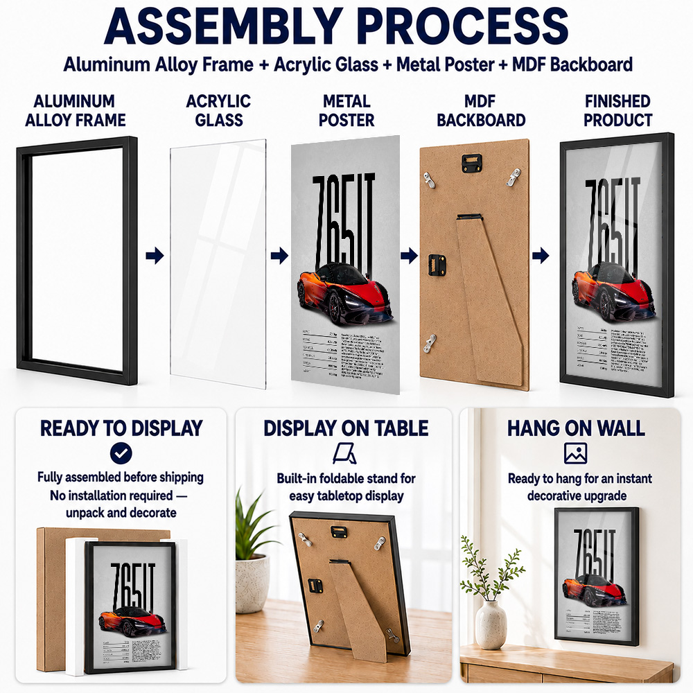 United Kingdom 765LT Car Frame - Car Mirror recension och pris
