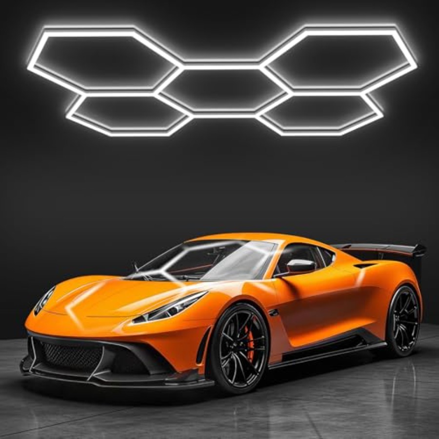 Hexagon Garage Lights, LED Hon - Car Led Light recension och pris