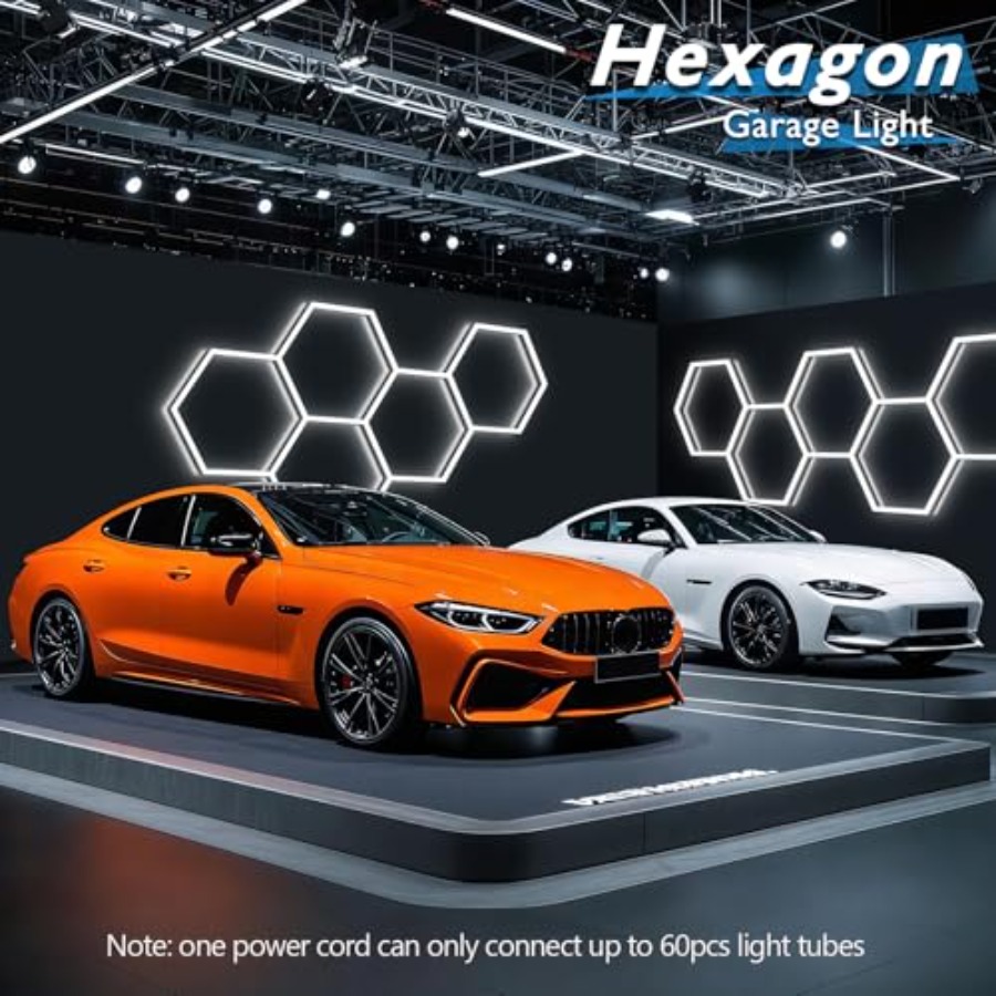 Hexagon Garage Lights, LED Hon - Car Led Light recension och pris