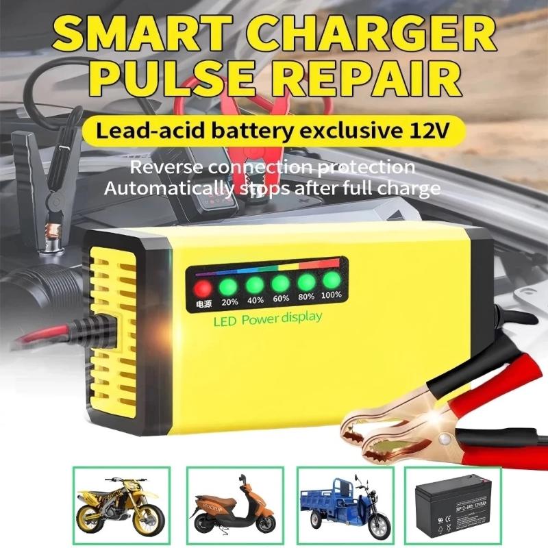 12V 4AH-20AH Car Battery Charg - Car Charger recension och pris