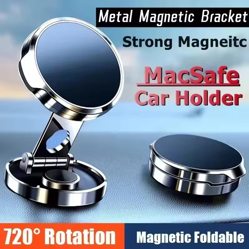 Round Folding Magnetic Car Hol - Car Phone Holder recension och pris