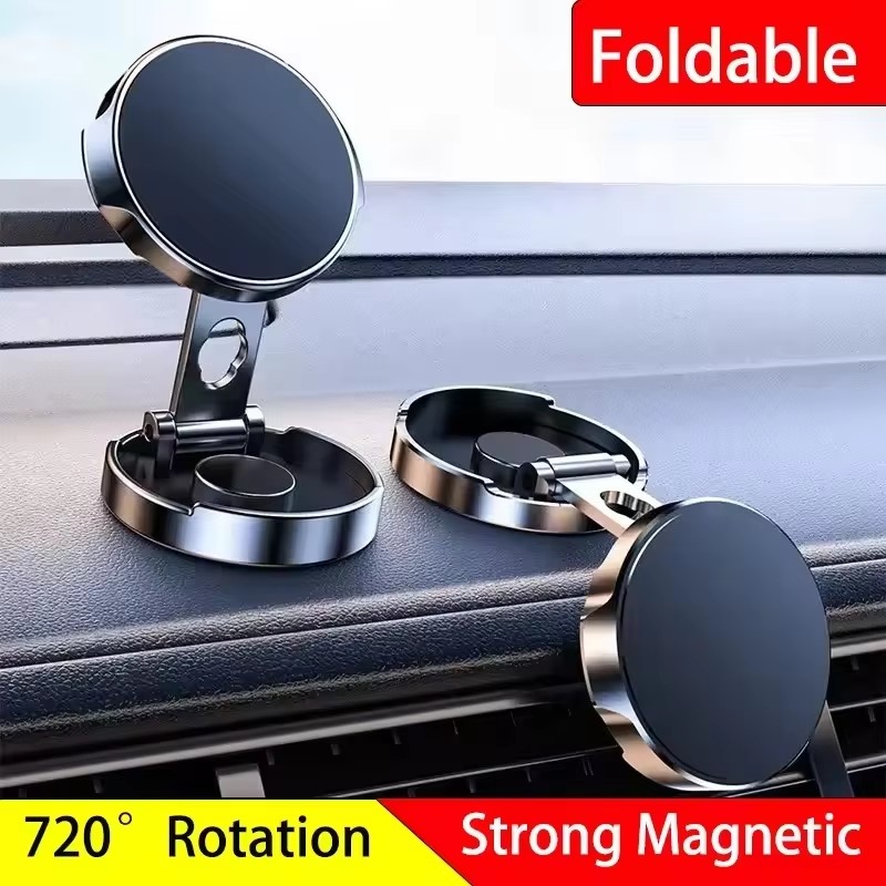 Round Folding Magnetic Car Hol - Car Phone Holder recension och pris