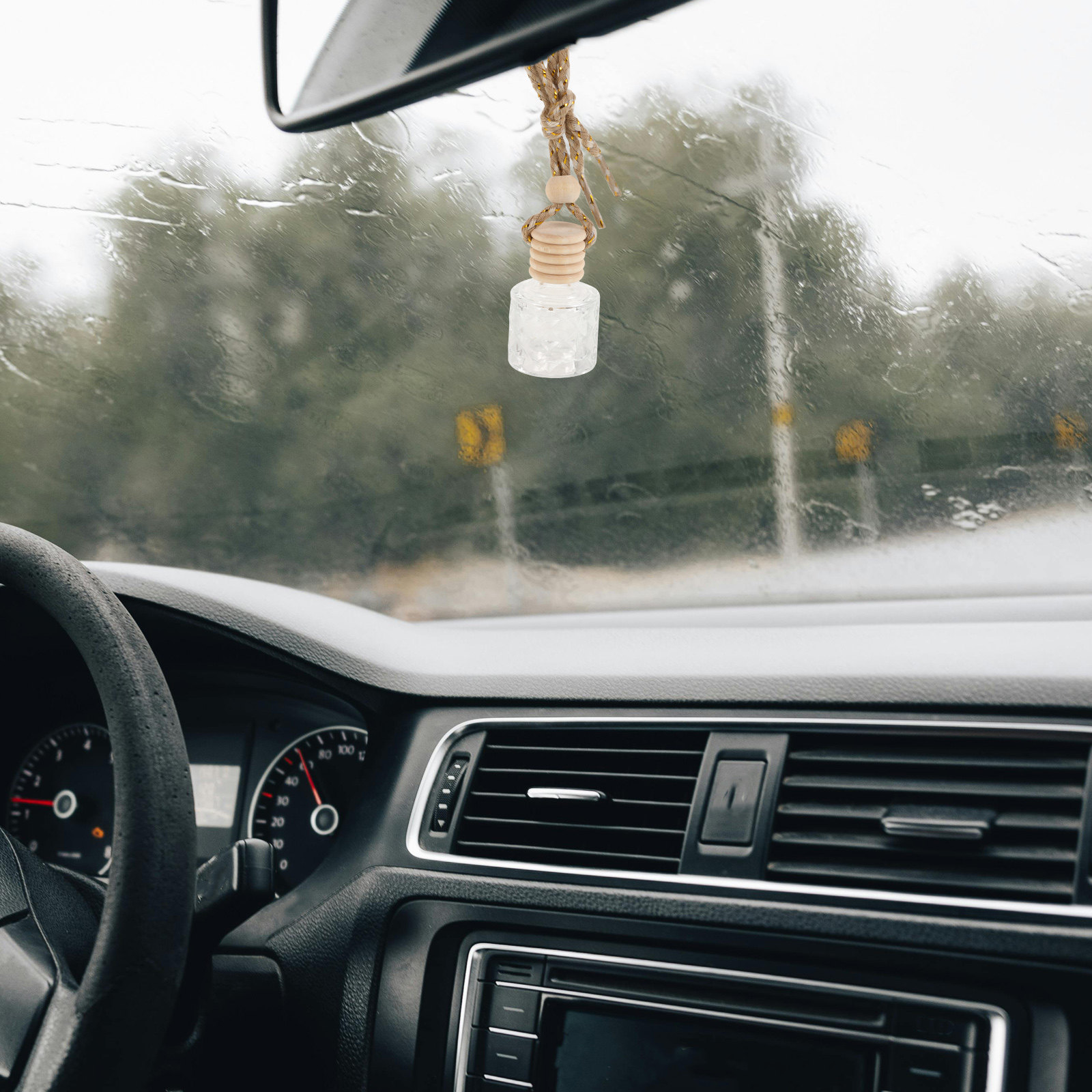 2 pcs Glass Essential Oil Bott - Car Air Freshener recension och pris