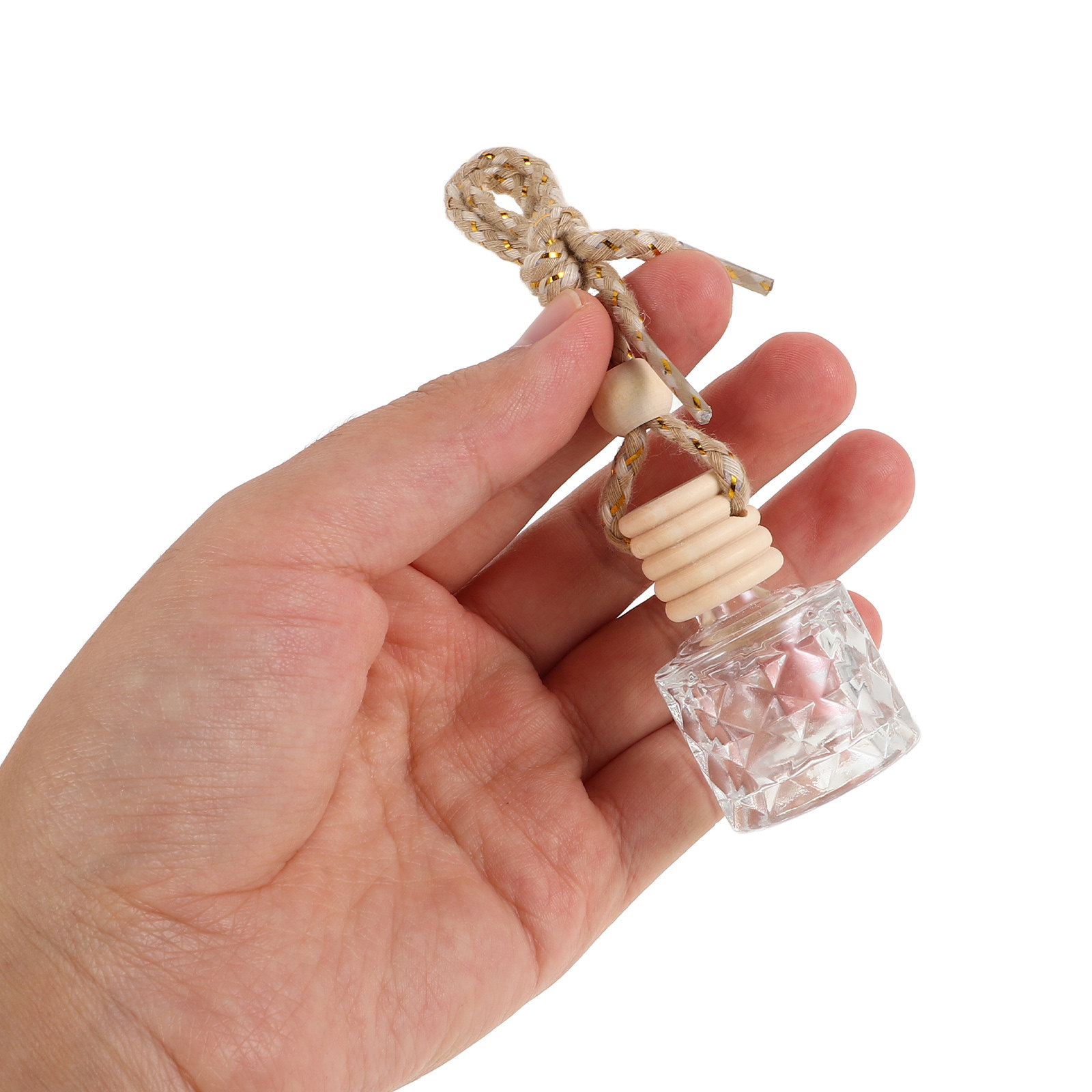 2 pcs Glass Essential Oil Bott - Car Air Freshener recension och pris